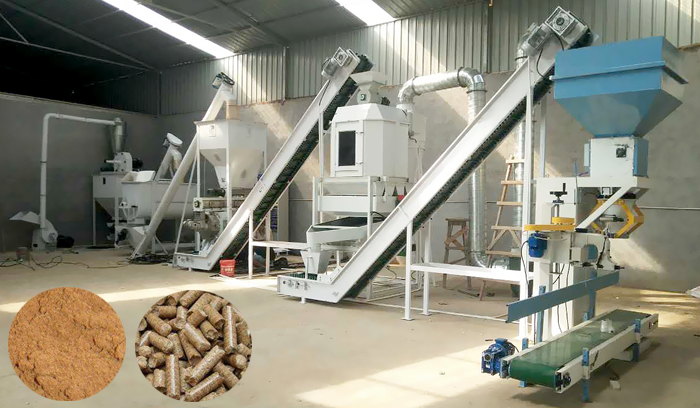 wood pellet mill plant